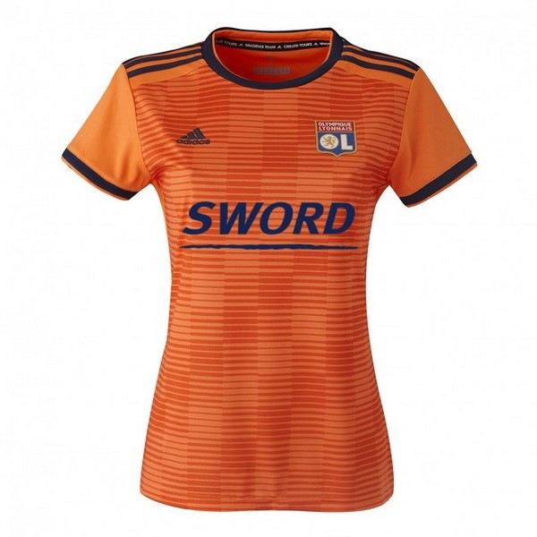 Camiseta Lyon 3ª Mujer 2018/19 Naranja